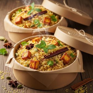 Millet Paneer Biryani