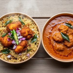 Millet Chicken Fry Biryani + Andhra Chicken Curry (Bone) 500gms + 350gms